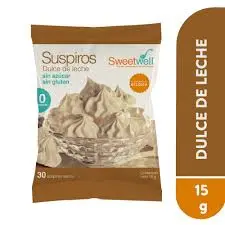 Sweetwell Suspiros de Dulce de Leche 15g