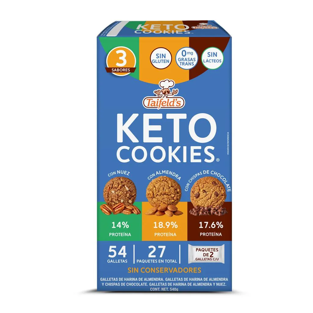 Taifeld’s Galletas Keto Sabores Surtidos 27 Unidades / 20 g