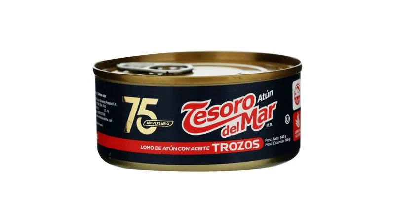 Tesoro del Mar Atún Lomo en Trozos 140g