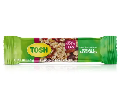 Tosh Barra Arándanos y Nueces 23g