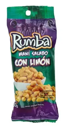 Tosty Rumba Mani Salado con Limon 80g