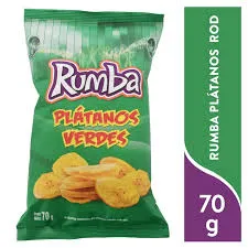Tosty Rumba Platanos Verdes 70g
