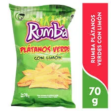 Tosty Rumba Platanos Verdes con Limon 70g