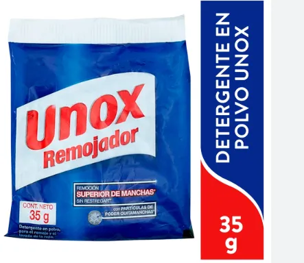 Unox Detergente en Polvo 35g