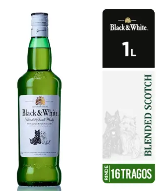 Whisky Black And White - 1000mL