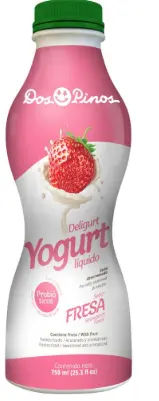 Yogurt fresa 750 ml Dos Pinos