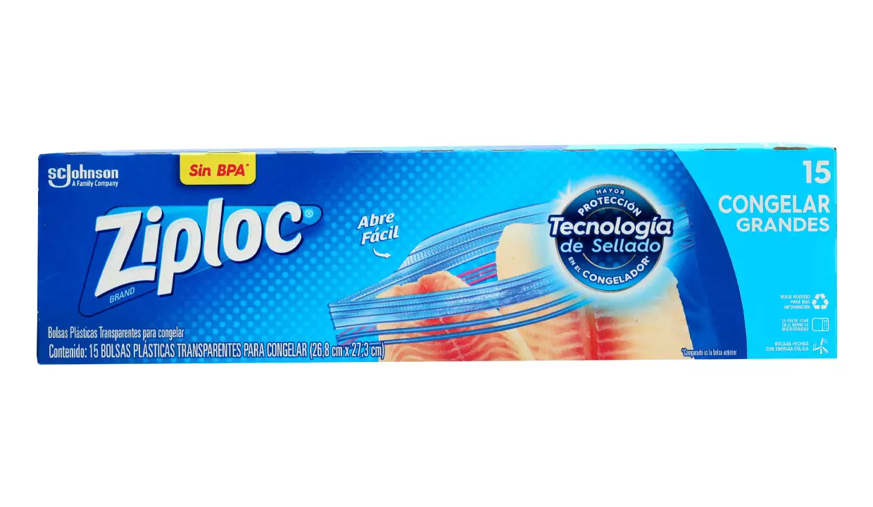 Ziploc Congelar Medianas 20u
